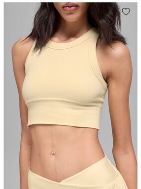 ALO Yoga Ribbed Seamless Delight Tank - Light Beige